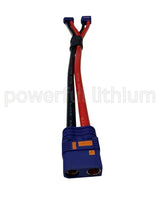 Dual Battery Splitter Cable QS8 Female to 2x QS8 Male connectors