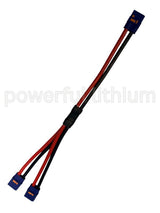 Dual Battery Splitter Cable QS8 Female to 2x QS8 Male connectors